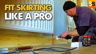 How To Fit Skirting Boards Like a Pro [upl. by Sul]