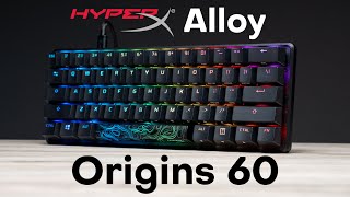 HyperX Alloy Origins 60  mechanisches GamingKeyboard im MiniFormat [upl. by Hamimej]