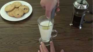 Aerolatte  The Original Steam Free Milk Frother [upl. by Ahsataj]