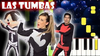 Las Tumbas  Piano Cover  Tutorial  Karaoke [upl. by Natsreik744]