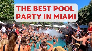 The Best Pool Party In Miami  Vlog [upl. by Goulette]