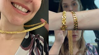 Miami Cuban Necklace 24k  Daniel Jewelry Inc Review [upl. by Helbona667]