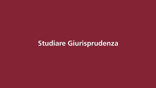 Studiare Giurisprudenza [upl. by Nerad]