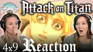 Brave Volunteers  ATTACK ON TITAN  Reaction 4x9 [upl. by Froma621]