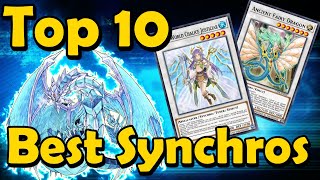 Top 10 Best Synchro Monsters of All Time in YuGiOh [upl. by Orecic]