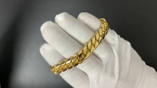 12mm Cuban link Bracelet from Las Villas Jewelry [upl. by Warfourd]