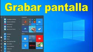 Como grabar la pantalla de tu pc [upl. by Erimahs]