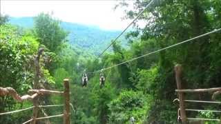 Navitat Canopy Zipline Tours Asheville [upl. by Inoue]