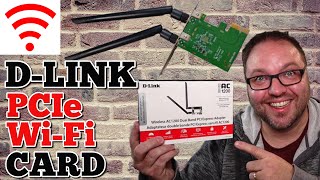 DLink PCIe WiFi Card  DWA582  Setup amp Unboxing [upl. by Weywadt]