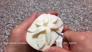 How to Easily Carve Soap into Beautiful Flowers  DIY [upl. by Rosenberger]