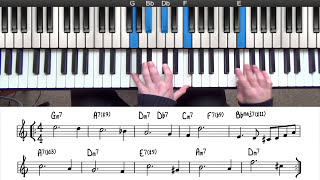 Rootless Voicings Finally Explained  Jazz Piano Lesson [upl. by Lesak]