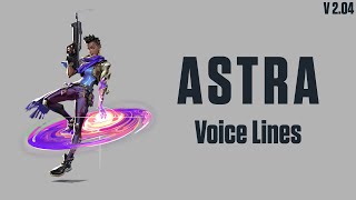 Astra Voicelines ValorantEN [upl. by Atir]