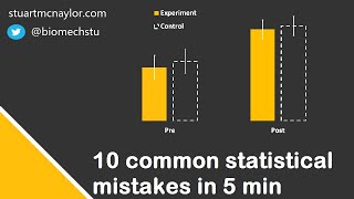 Ten Statistical Mistakes in 5 Min [upl. by Orual]