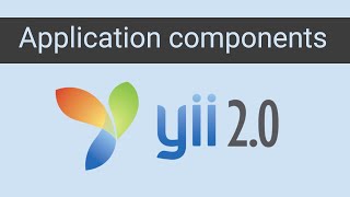 yii2 application components  yii2 tutorials  Part 3 [upl. by Llennahc]