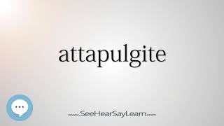 attapulgite [upl. by Deehsar278]