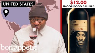 Sommelier Tries 20 Red Wines Under 15  World of Wine  Bon Appétit [upl. by Ehcar]