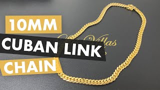 10mm Miami Cuban link Chain from Las Villas Jewelry [upl. by Riccio]