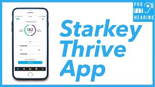 Starkey Livio Hearing Aid App  Thrive Hearing Control Tutorial [upl. by Thorpe]