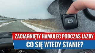 Elektryczny hamulec ręczny zaciągnięty podczas jazdy [upl. by Landon668]