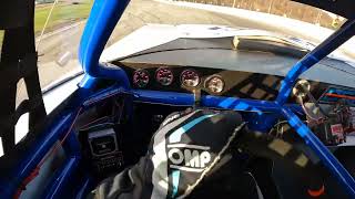 Brandon Short Drivers view at Midvale Speedway in an Outlaw Late Model [upl. by Anglo]