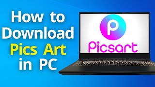 How to Download Picsart in pcLaptop windows 10  11 [upl. by Tenrag]