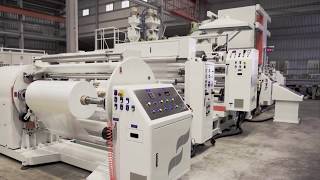 High Speed Co Extrusion Coating and Laminating Machine WCLH1300 300 mmin  WORLDLY [upl. by Neelyk129]