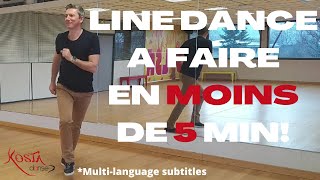 SWING LINE DANCE  Tuto de danse en ligne niveau débutant [upl. by Briny]