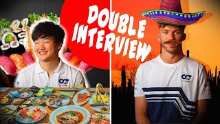 Pierre Gasly amp Yuki Tsunoda  The Double Interview [upl. by Alian]