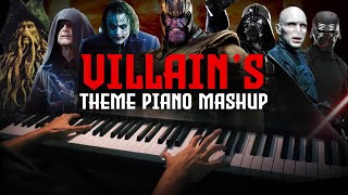 Villains Theme Epic Piano MashupMedley Piano CoverSHEETSampMIDI [upl. by Annauqaj]