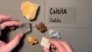 Minerals  Carbonates  Calcite [upl. by Lehpar]