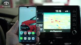 Jak połączyć nasz telefon z Toyotą Bluetooth  Android AutoampApple Car Play [upl. by Japeth]