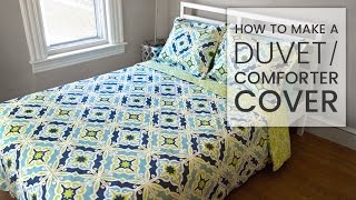 How to Make a Duvet Cover [upl. by Ysteb]