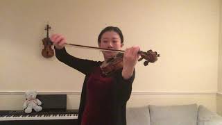 ABRSM Grade 3 Violin Exam 20202023 A2 Theme and Variation [upl. by Notelrahc]