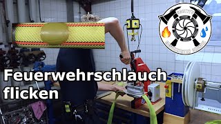 Feuerwehrschlauch flicken [upl. by Sekofski]