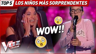 Los niños MÁS SORPRENDENTES de La Voz Kids [upl. by Yajnas363]