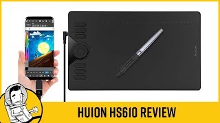 Huion HS610 Drawing Tablet Review [upl. by Mide]