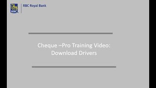 Cheque Pro Download Drivers [upl. by Rehpotsirc]