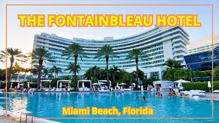 Luxury Escape Inside the Fontainebleau Hotel Miami Beach Hotel amp Room Tour [upl. by Allekram]