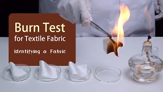 Burn Test for Fabric Identification [upl. by Grail297]