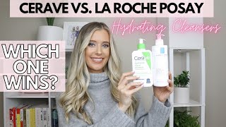 Cerave Hydrating Cleanser vs La Roche Posay Hydrating Gentle Cleanser Comparison Review  Dry Skin [upl. by Lea456]