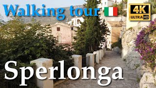 Sperlonga Italy【Walking Tour】4K [upl. by Atinot]