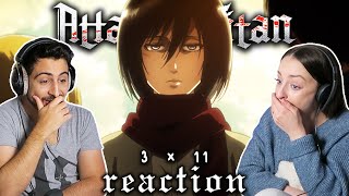 Attack on Titan 3x11 REACTION  quotBystanderquot [upl. by Danya]