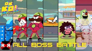 All Boss Battle  OK KO Let’s Play Heroes  Walkthrough Gameplay [upl. by Minnaminnie]