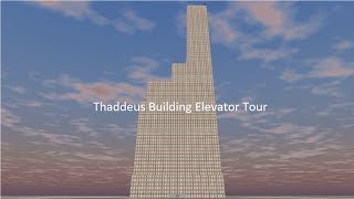 Tour of the Elevators  Thaddeus Building [upl. by Nilecoj130]