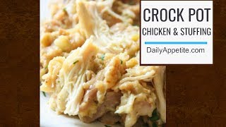 Crock Pot Chicken and Stuffing [upl. by Aicemak]