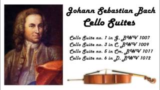 Johann Sebastian Bach  Cello suites in 432 Hz great for reading or studying [upl. by Esnofla]