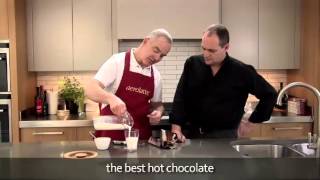 How to make a hot chocolate using an aerolatte milk frother [upl. by Eldora760]