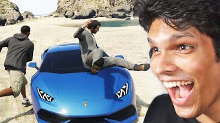 WIN THE LAMBORGHINI IN GTA 5 [upl. by Aneer]