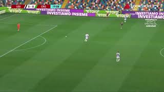 Udinese vs Crotone 10 Ignacio Pussetto GOAL [upl. by Nitsug]