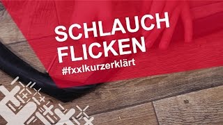 Fahrradschlauch flicken  fxxlkurzerklärt [upl. by Nuaj]